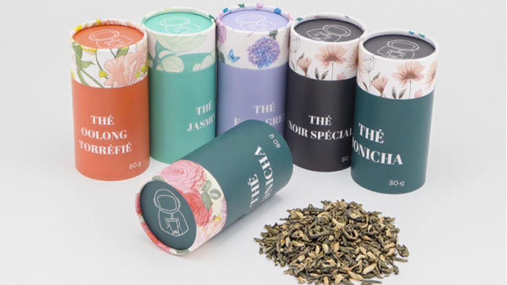 Embalagem de tubo de papel de grau alimentar