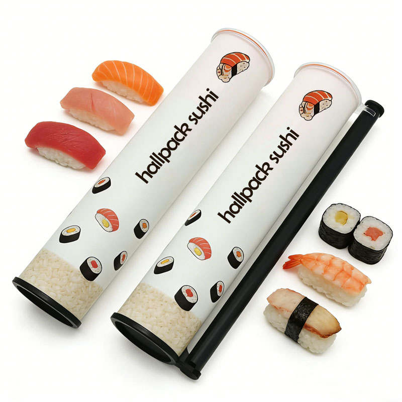 Como embalar a caixa Sushi Push Pops para entrega?