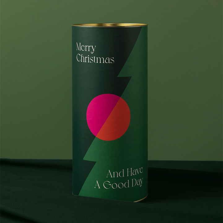 Tubo biodegradável que empacota a tampa e o fundo do metal do papel tubos de transporte reciclados tubos de papelão para o alimento e o conjunto do presente