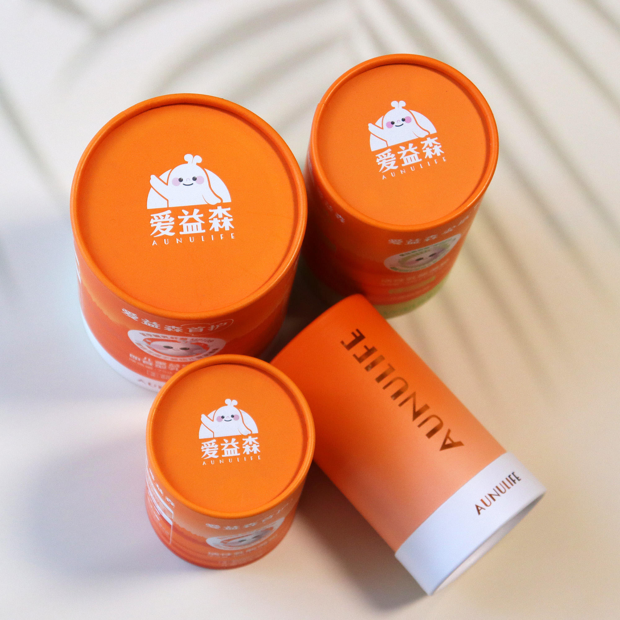 Embalagem personalizada de alta capacidade, tubo de papel, borda do rolo, formato de cilindro, caixa de presente, garrafa de cosméticos, embalagem de tubo de papel de qualidade alimentar