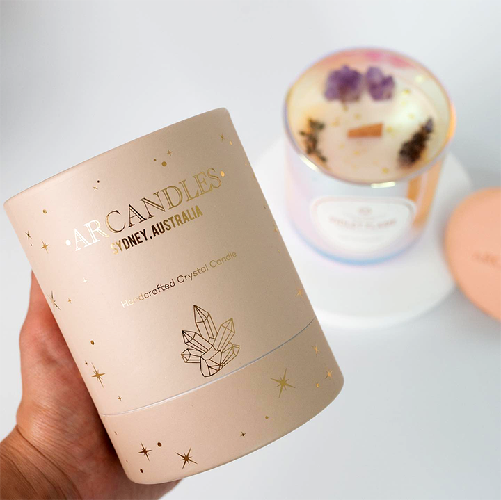 Embalagem de cilindro livre de plástico 100% biodegradável, caixa de tubo redondo, tubo de papel kraft, embalagem de tubo biodegradável para vela