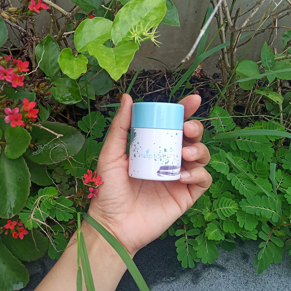 Embalagem de cilindro de café biodegradável de qualidade alimentar Eco Embalagem de tubo de papel artesanal redondo personalizado para chá