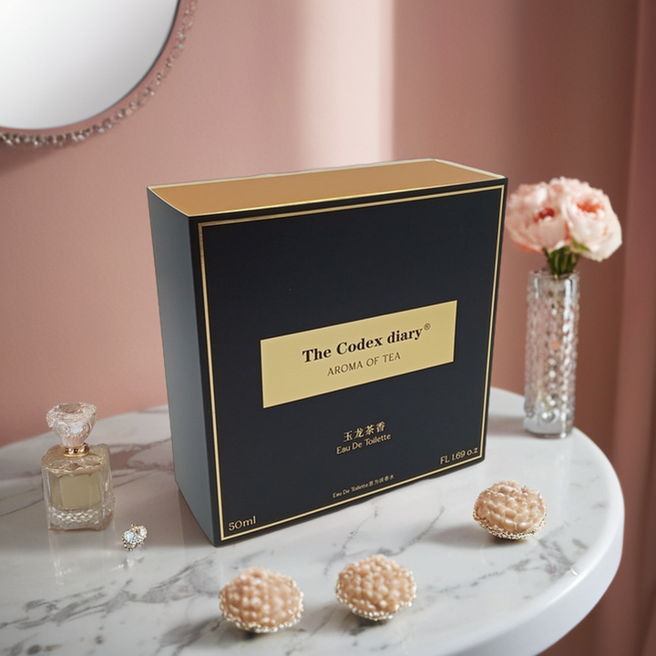 Creme facial perfume laminação fosca e gravação em relevo estrutura rígida couro premium luxuoso e embalagem caixa de presente de joias de papelão