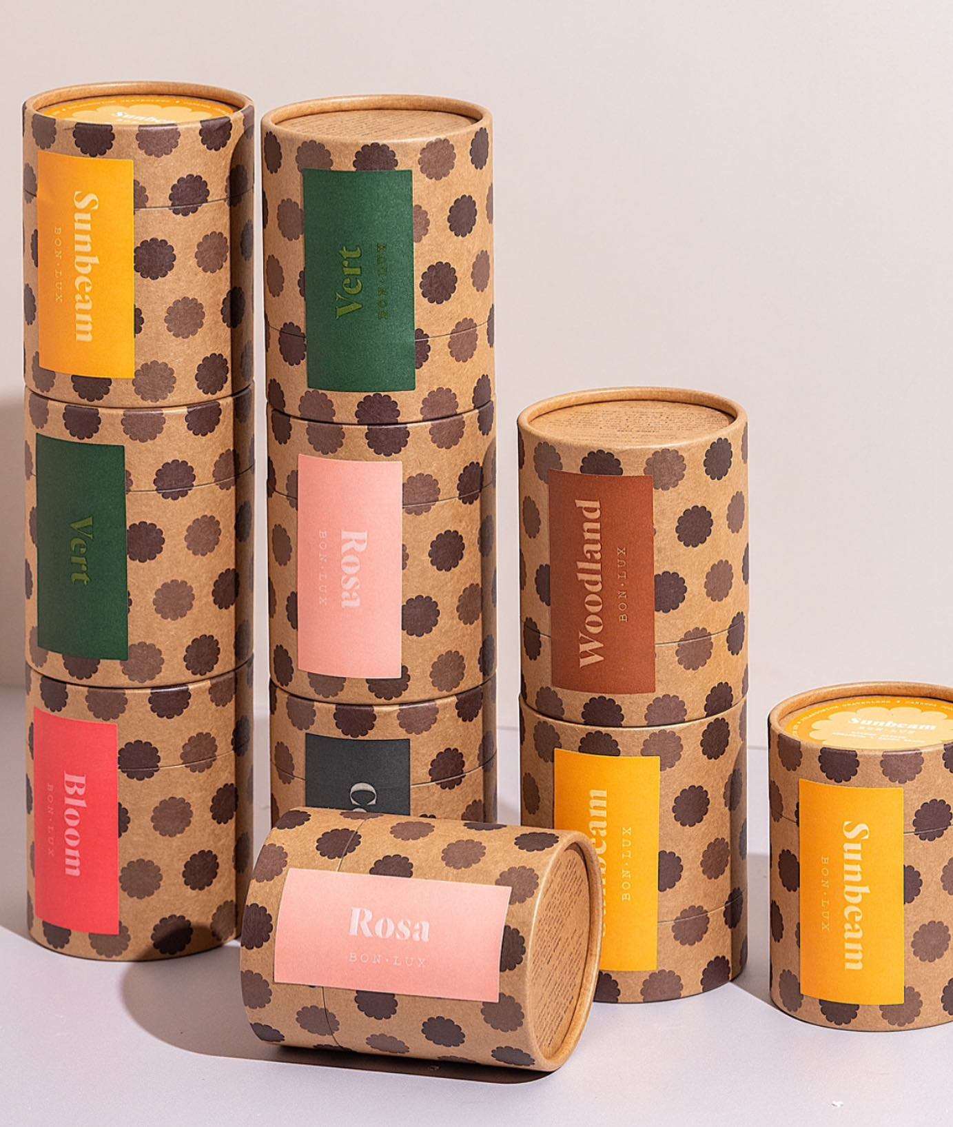 Atacado 100% material reciclado tubo de papel vela embalagem com logotipo impressão personalizada caixa de vela de cilindro de papel