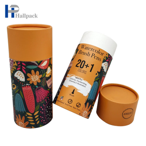 Tubo de papel personalizado forrado, bola de banho, creme facial, cuidados com a pele, tubo de papel facial