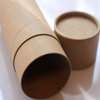 Tubo de caixa de papel Kraft Eco forte marrom para envio e envio de tubo de papel de embalagem para agricultura