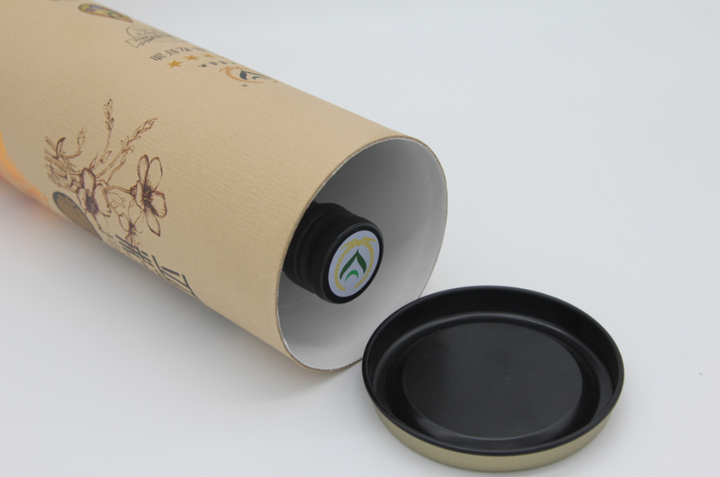 Tubos para correspondência personalizados Embalagem ecológica sob medida Tubos de papel preto marrom branco Soluções para tubos de transporte