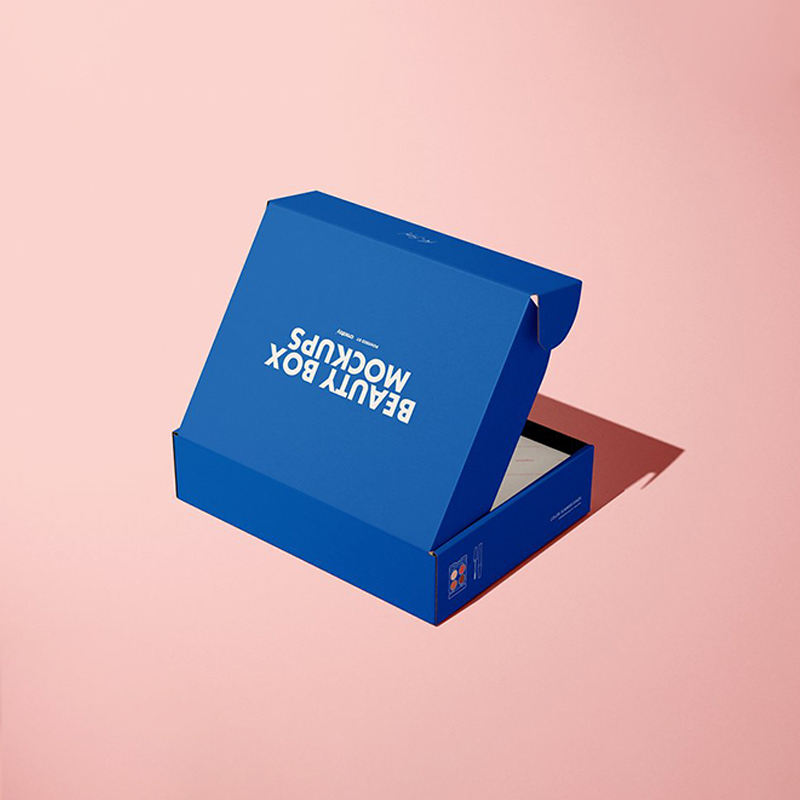 Marca personalizada tipo gaveta caixa de papel quadrado presente quadrado folha de ouro estampagem em relevo laminação fosca revestimento uv