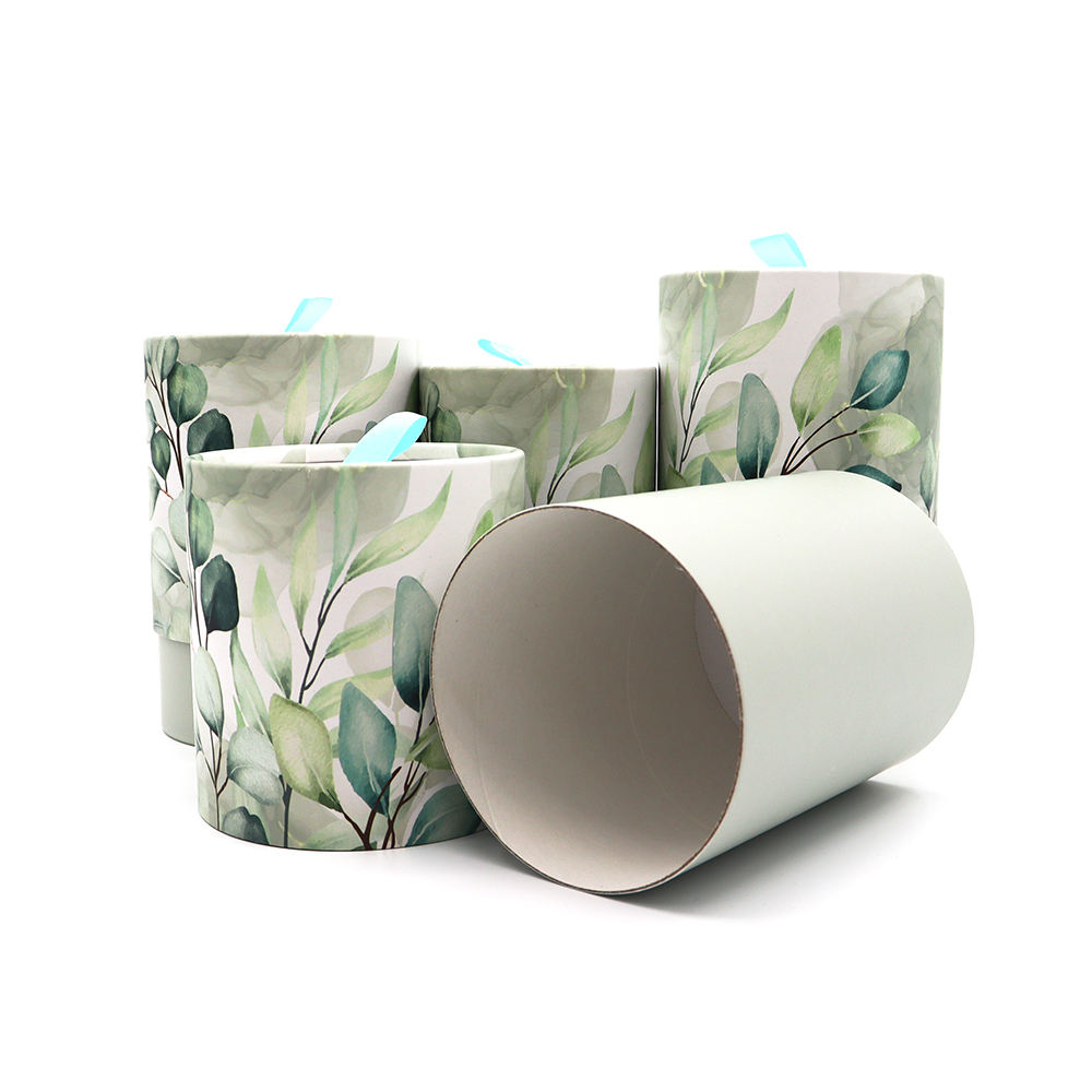 Hallpack ecologicamente correto, design personalizado, chá solto, grãos de café, caixa redonda, cilindro, papelão, caixa de embalagem de alimentos, tubo de papel