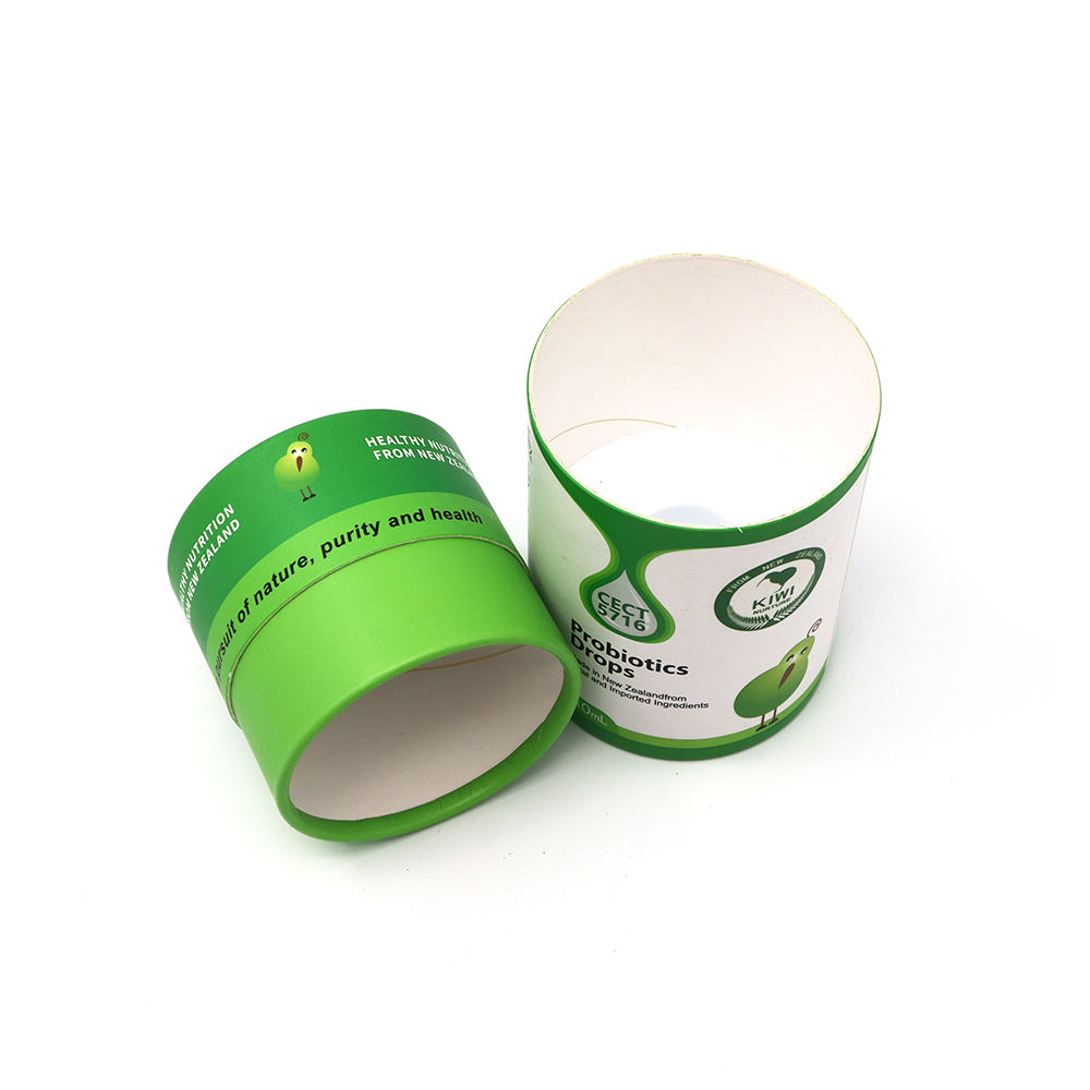 Cilindro de café biodegradável com logotipo personalizado, tubo redondo, caixa de papelão de qualidade alimentar, tubo de papel kraft para chá