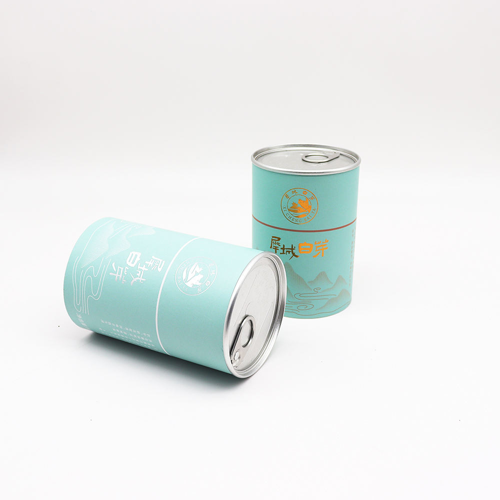 Embalagem de tubo de papel para embalagem de produtos alimentícios de sal e açúcar Tubo de papelão para pacote de tubo de suco, chá e café