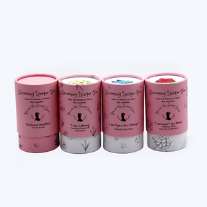 Embalagem de tubo de papel para embalagem de produtos alimentícios de sal e açúcar Tubo de papelão para pacote de tubo de suco, chá e café