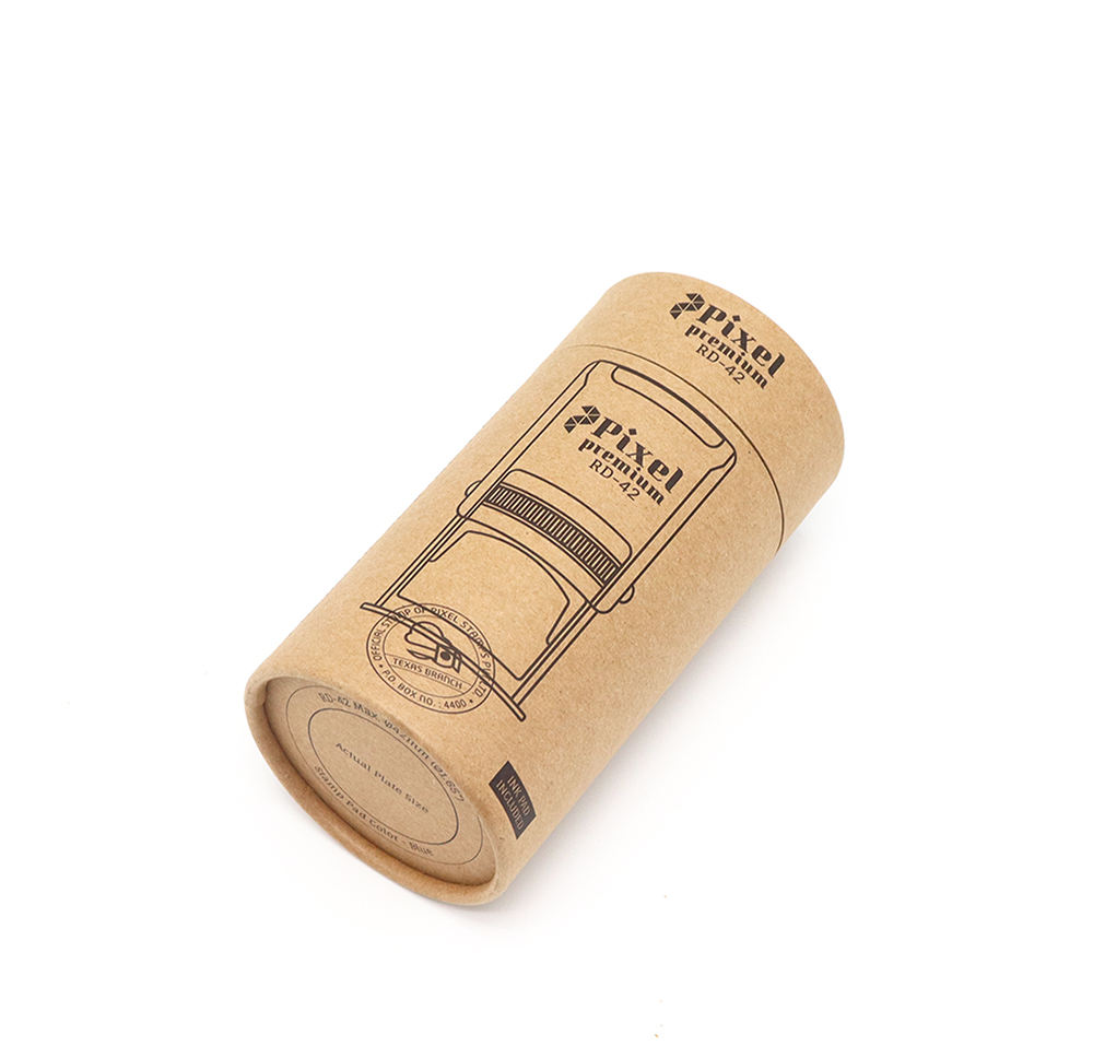 Cilindro de papel kraft biodegradável, vedação de papelaria, caneta esferográfica, toalha, tubo de papel, embalagem usada para embalagens de necessidades diárias