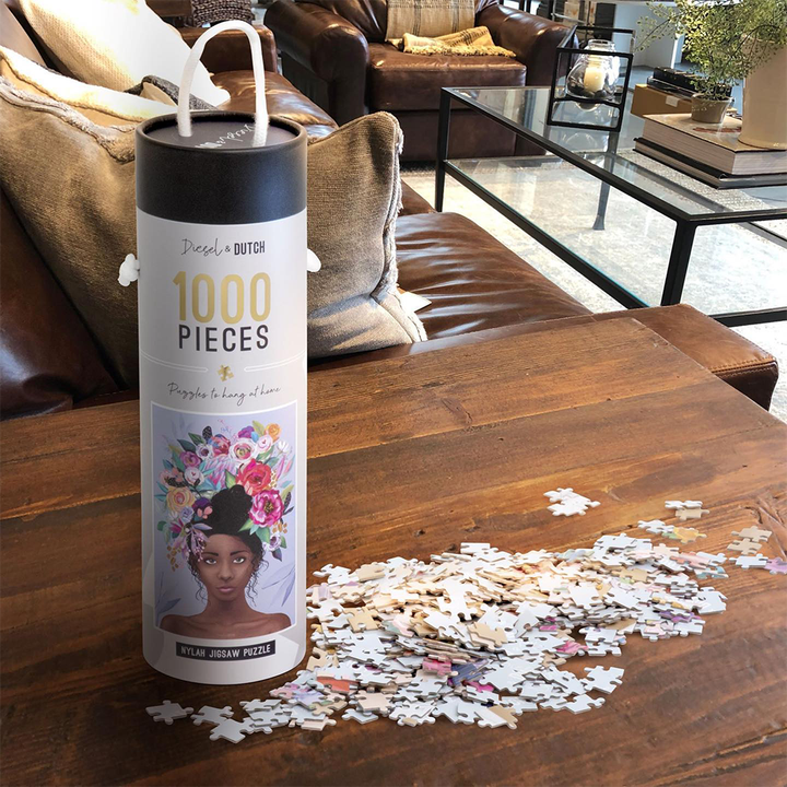 Caixa de tubo redondo de impressão personalizada Embalagem de papel Kraft ecológica para embalagem de tubo de papelão artesanal de quebra-cabeça de moda de vela