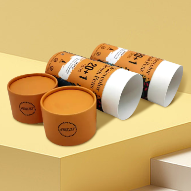 Eco amigável cilindro de papelão personalizado caixa de embalagem garrafa vaso badminton guarda-chuva papel de parede tubo de papel de embalagem