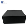 Caixa de papel de embalagem para impressão de logotipo personalizado por atacado Caixa de papel dobrável preta