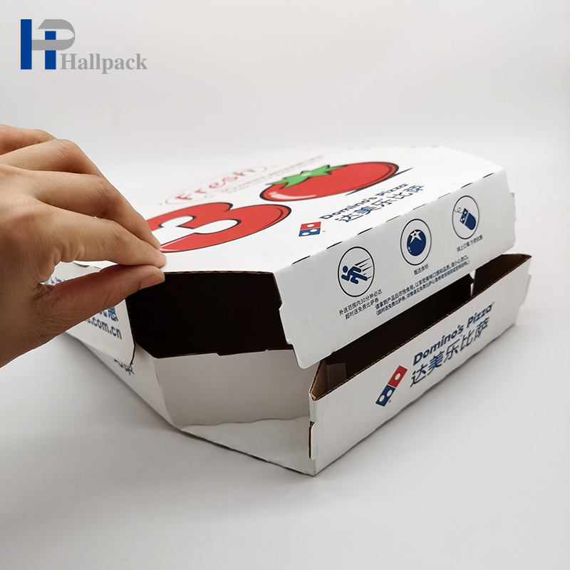Os produtos quentes imprimiram a caixa amigável do papel de embalagem de Eco da caixa da pizza do empacotamento de alimento