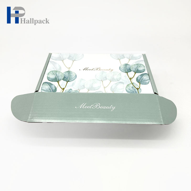 Caixa elegante do pacote de presente do cartão feito sob encomenda que dobra a caixa de papel rígida dobrável