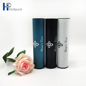 Tubo de papelão redondo kraft com tampa de ferro de luxo de tamanho personalizável para embalagem de tubo de papel com tampa metálica de alimentos domésticos