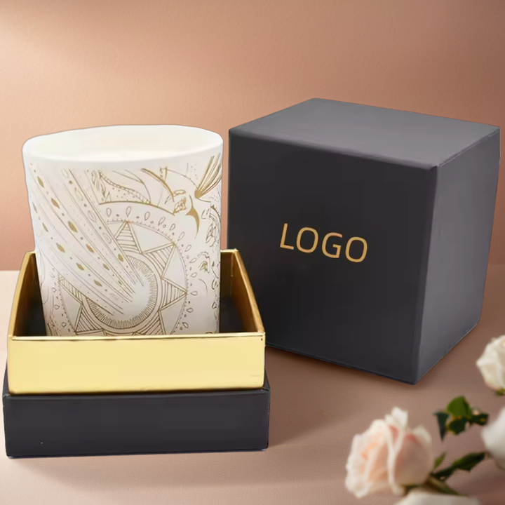 Caixa de papel pequena luxuosa do favor do brilho da caixa de papel dos doces do casamento com laminação fosca da folha de ouro