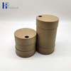 Tubo de papel personalizado por atacado que empacota o tubo puro do papel de embalagem com parte superior aberta