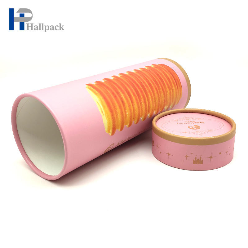Tubo de papel redondo de embalagem de cigarro, tubo de papel cilíndrico de exibição