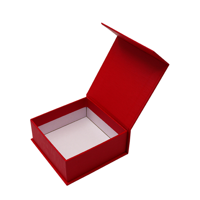 Embalagem de caixa em forma de livro em papel para brincos Jóias Presente de jóias Design personalizado Carton magnético quadrado