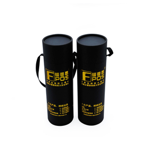 Embalagem de tubos de papel cartão Kraft de cilindro redondo reciclado de fábrica