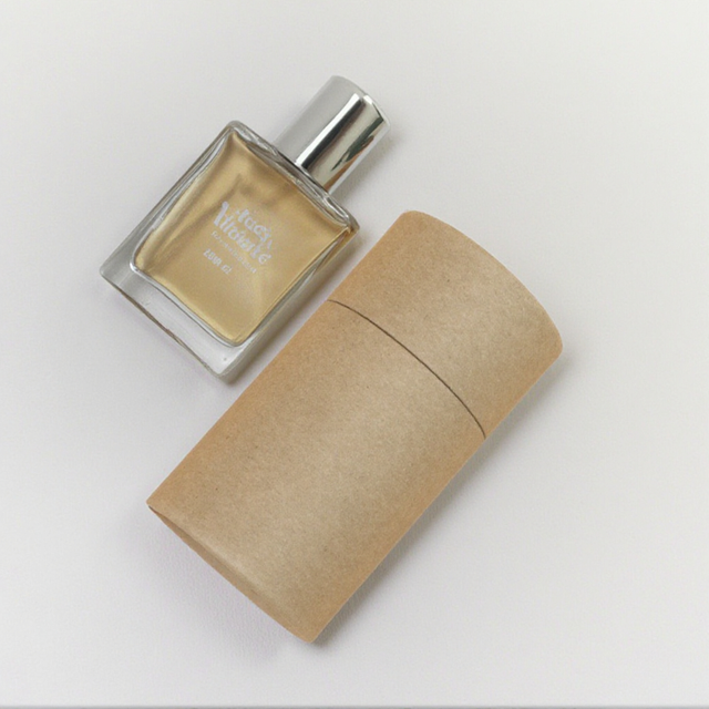 Tubo de papel de embalagem de perfume Cilindro de papel personalizado para garrafas Óleo essencial
