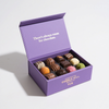 Caixas de embalagens de chocolates de doces de presente de Natal biodegradáveis