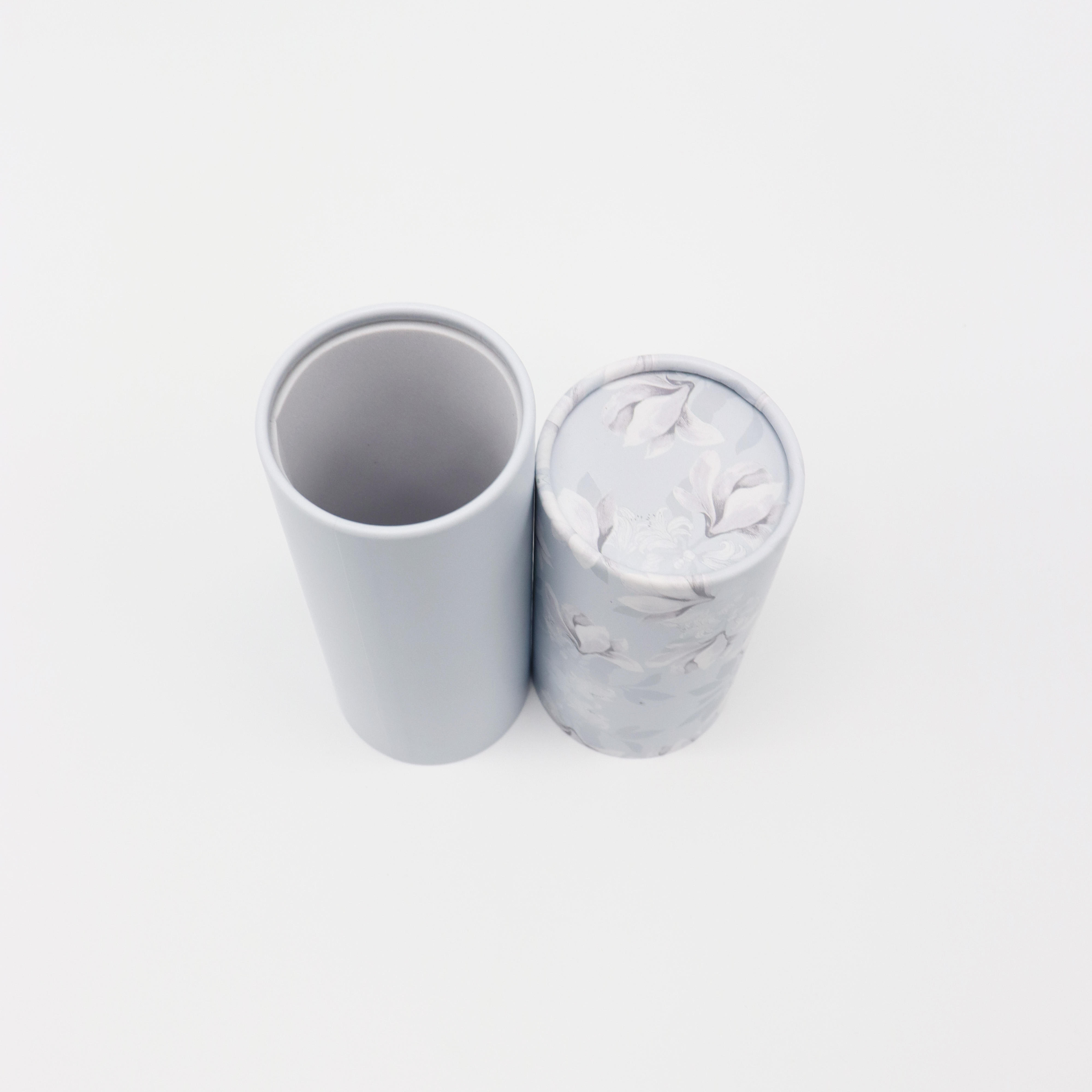 Caixa de papel de empacotamento do tubo amigável feito sob encomenda do cartão de Eco do produto comestível para o empacotamento do café e do chá