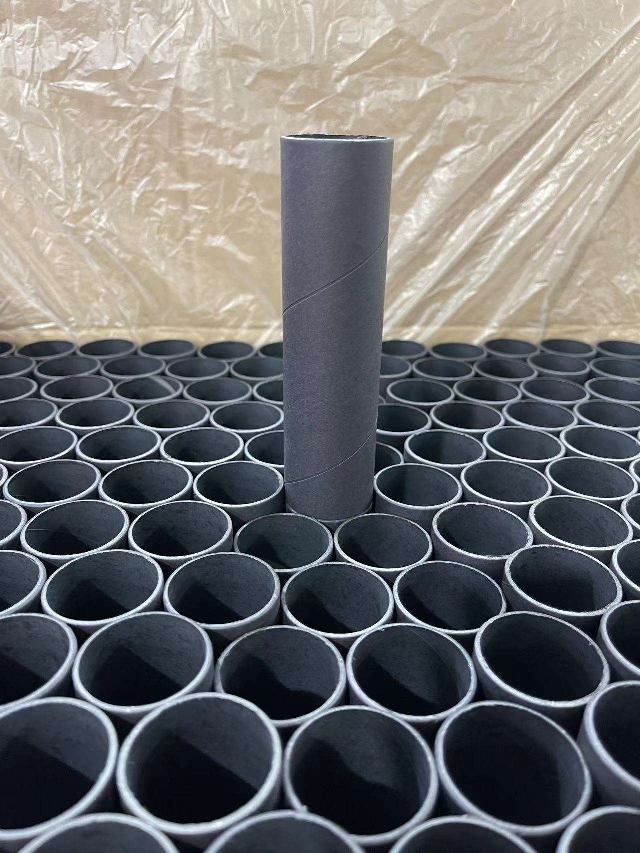 Tubos de papel biodegradáveis ​​personalizados do produto comestível de Kraft que empacotam o tubo redondo do núcleo do papel do cartaz do cilindro do correio do cartão