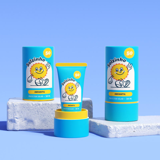 Tubo de papel para cosméticos Solução de embalagem durável Cilindro de tubo de pacote de papel cosmético biodegradável personalizado natural ecológico