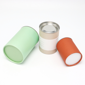 Caixa feita sob encomenda amigável do cilindro do cartão do produto comestível de Eco com o tubo de papel do metal que empacota para o chá Nuts do café