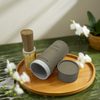Venda quente caixa de cilindro de papel kraft de luxo personalizada para velas de óleo de perfume e óleos essenciais usam embalagens de tubos de papel