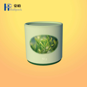 Caixa de embalagem de cilindro de papel artesanal ecológico personalizado para grãos de café de chá com superfície em relevo biodegradável para uso em perfume