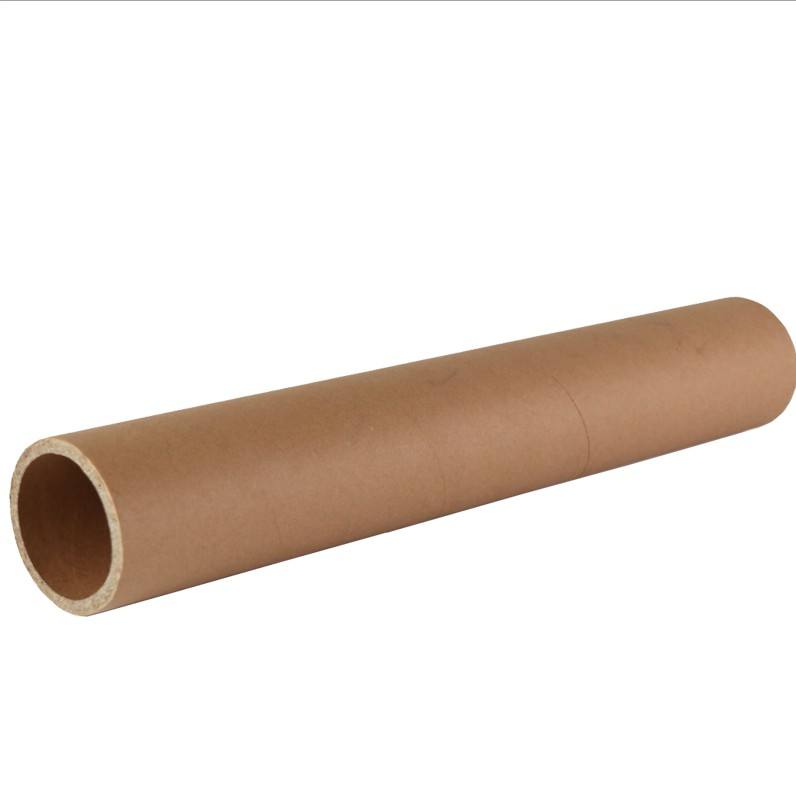 Branco marrom preto papel kraft embalagem pintura mapa cartaz marrom papelão cilindro tubos de papel envio