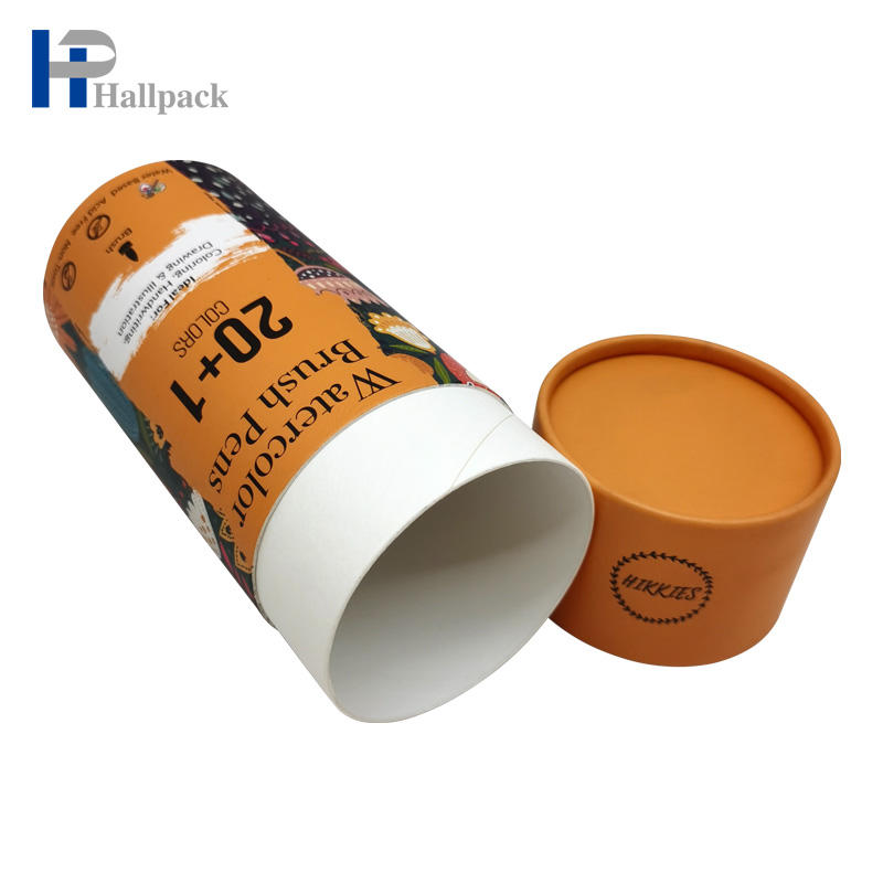 Tubo de papel personalizado forrado, bola de banho, creme facial, cuidados com a pele, tubo de papel facial