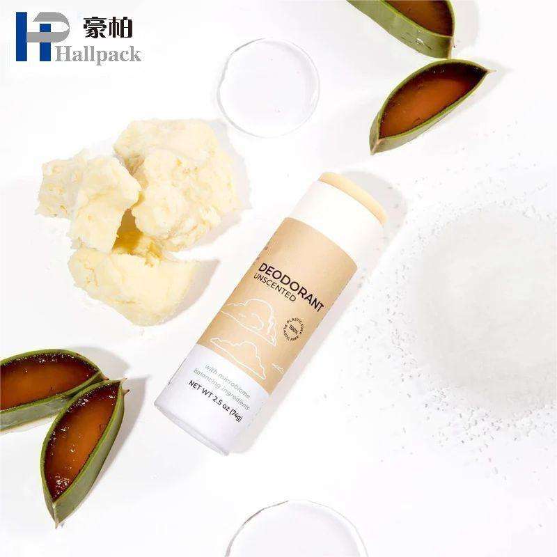 Tubo de papel de embalagem de cilindro push up de formato redondo biodegradável ecológico de vendas quentes de alta qualidade