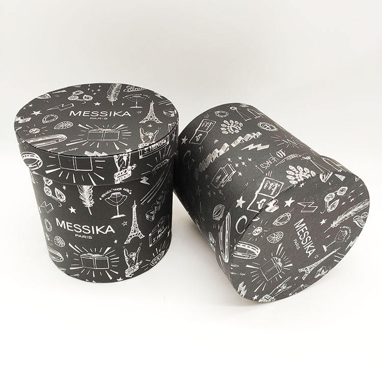 Embalagem de tubo de latas de papel de cilindro redondo