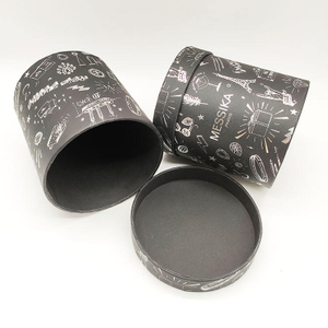 Embalagem de tubo de latas de papel de cilindro redondo