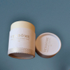 Tubo de papel de folha de cilindro de papelão Kraft biodegradável personalizado OEM para impressão de estampagem de desaparecimento de embalagens de alimentos