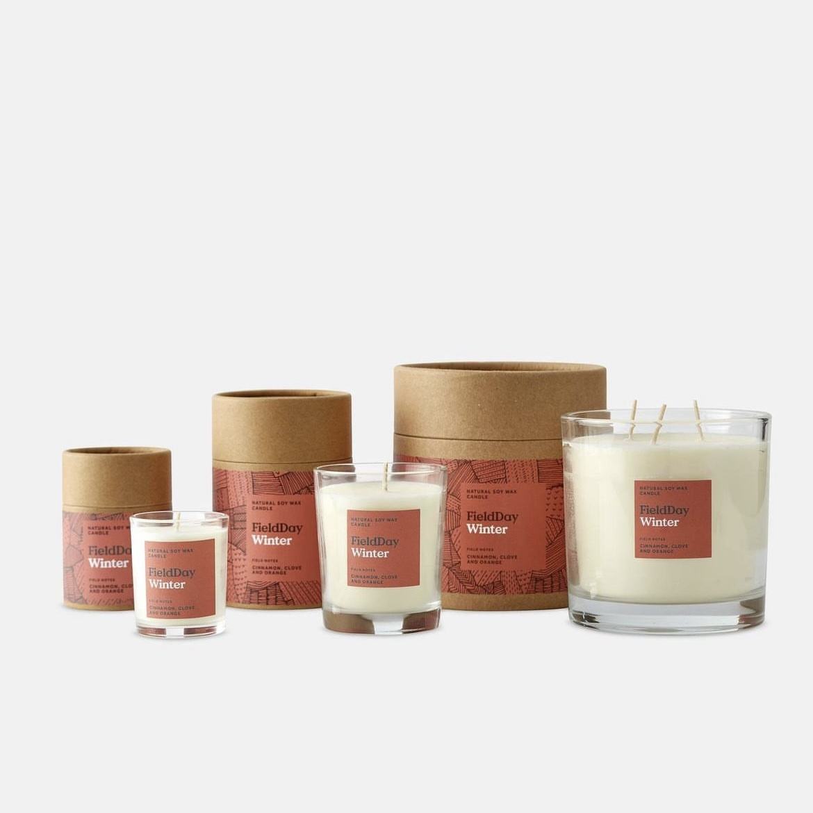 Reciclado 100% com cilindro de papelão de tamanho personalizado, tubo de vela Kraft, embalagem, caixa de tubo redondo para vela perfumada