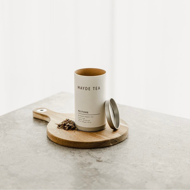 Cilindro biodegradável com impressão personalizada, alimentos com tampa de ferro, sacos de vasilha de chá premium, embalagem de caixa de tubo para pacote de chá solto