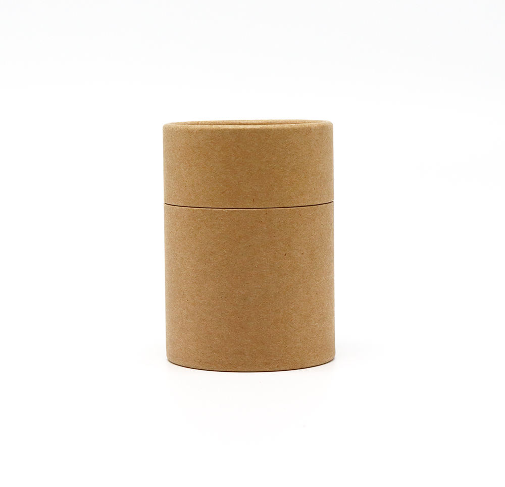 Tubo de papelão redondo feito sob medida, ecologicamente correto, recipiente para pó solto, peneira, vasilha de especiarias kraft, tubo de papel agitador superior