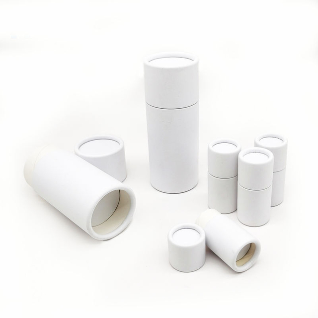 5ml tubo de papel desodorante branco de venda quente tubos lipbalm com preço baixo