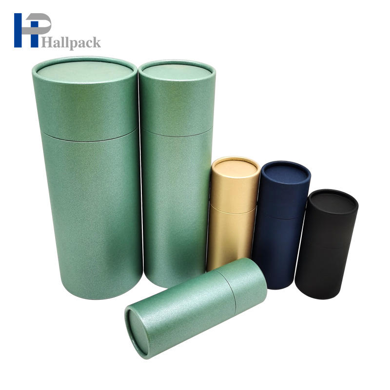 Papel cosmético luxuoso do tubo que empacota o mini tubo de papel do brilho labial do bálsamo labial