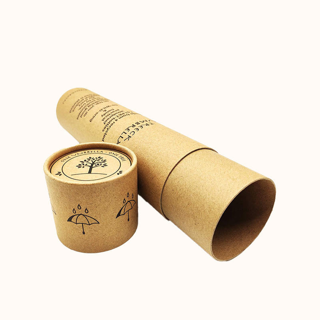 Design cosméticos redondos de papelão reciclado caixa de presente de perfume tubo de embalagem personalizada caixa de presente de tubo de núcleo de papel