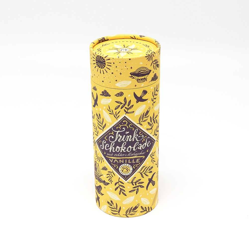 A caixa de papelão do cilindro do tubo de papel do produto comestível pode tubo de papel do alimento do café da manhã da aveia