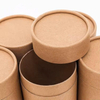 Tubo biodegradável do papel de embalagem que empacota o recipiente do chá do tubo do papel do chá